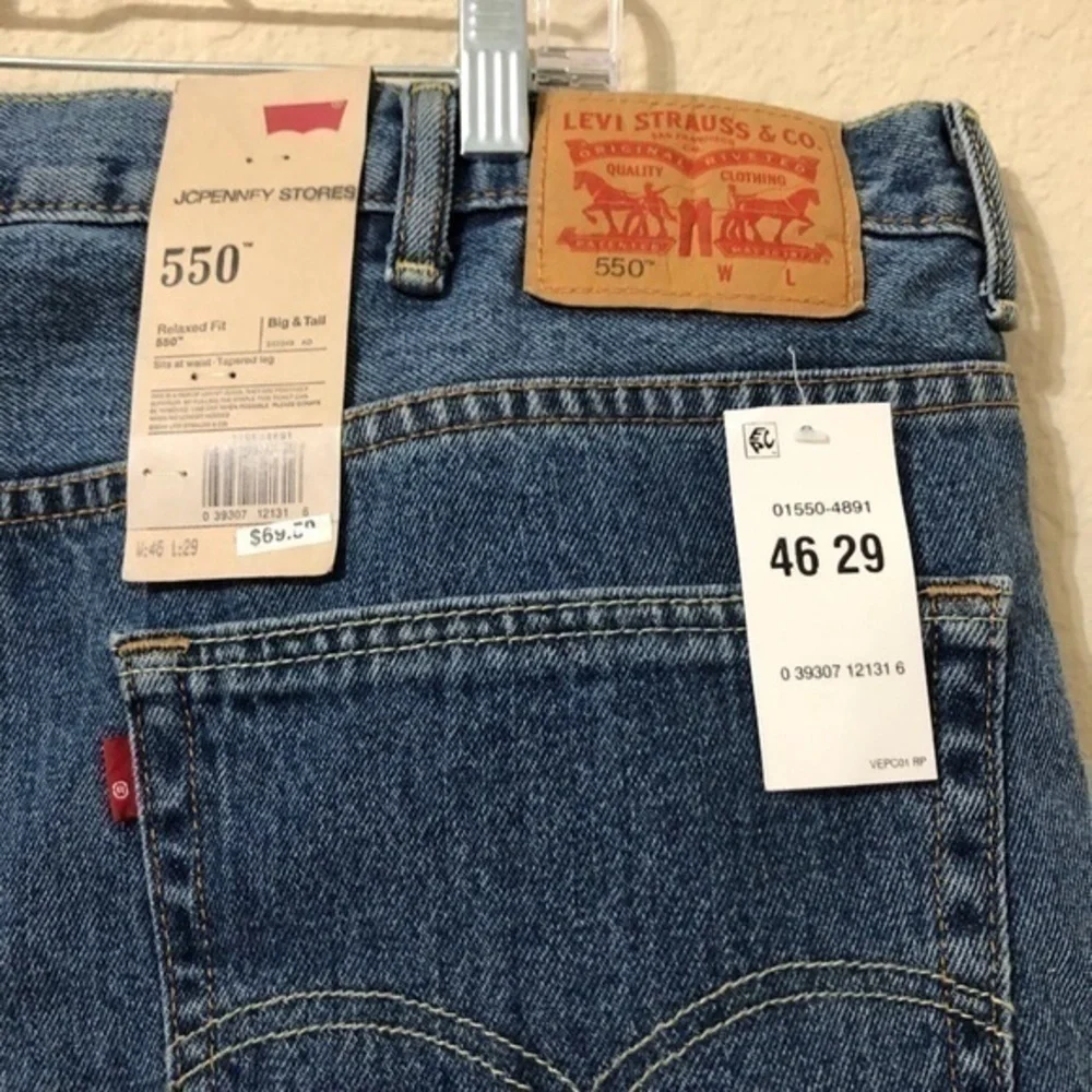 Levi’s Jeans 550 Big & Tall Relaxed Fit Blue NWT